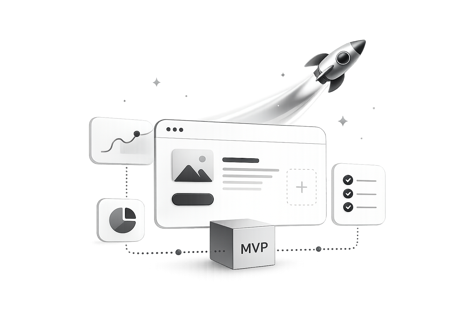 MVP development illustration